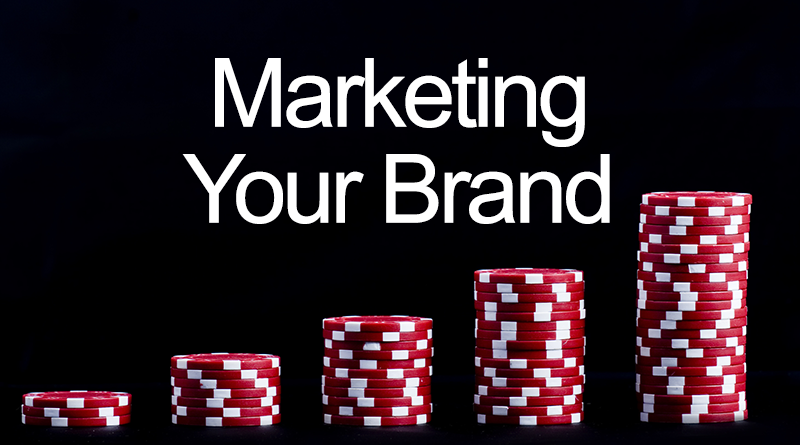 to show marketing with chip stack poker