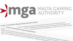 MGA cancels licenses
